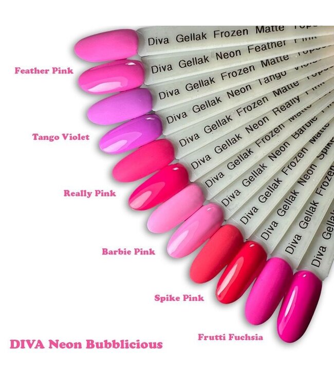 Set Gellak Neon Bubblicious & Skittles 12 st. 10 ml.