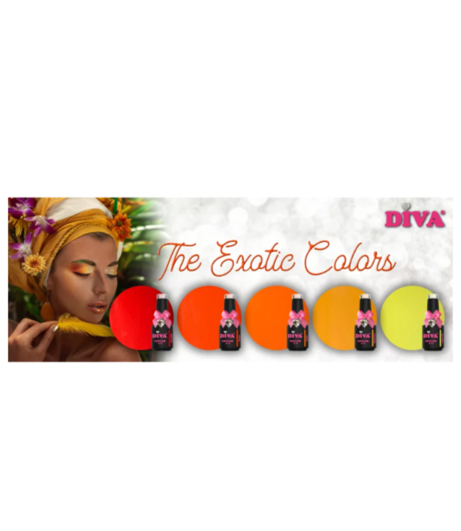 Set Gellak The Exotic Colors 5 st. 10 ml.