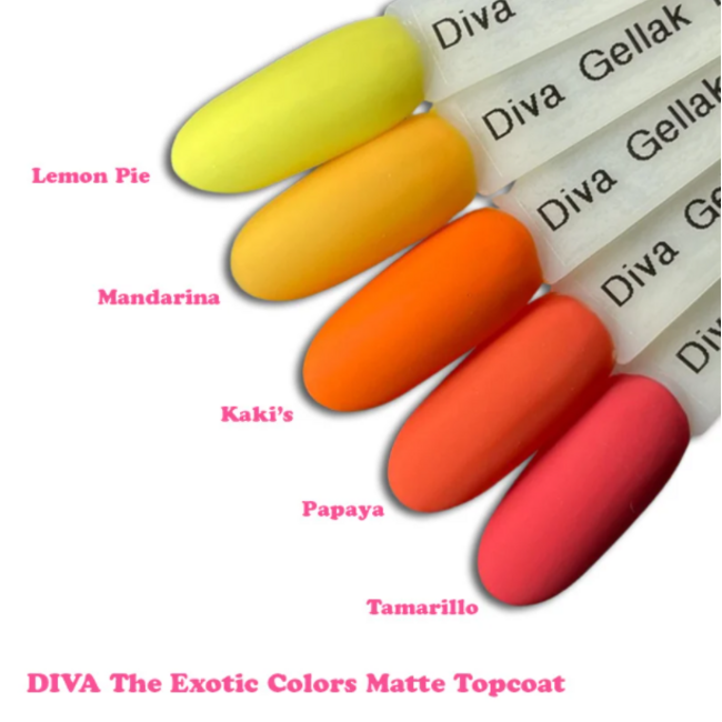 Set Gellak The Exotic Colors 5 st. 10 ml.