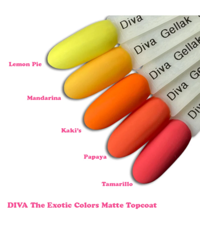 Set Gellak The Exotic Colors 5 st. 10 ml.