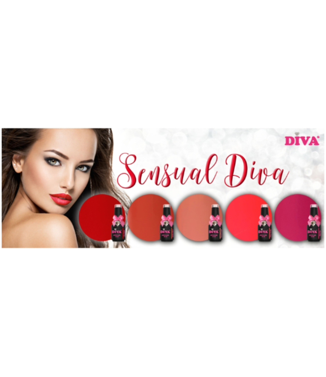 Set Gellak Sensual Diva 5 st. 10 ml.