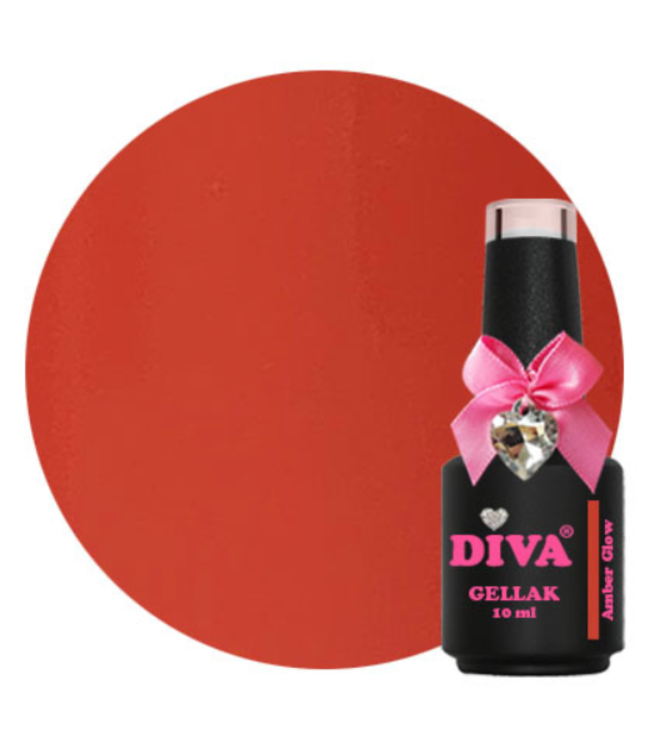 Diva 191 Gellak Amber Glow 10 ml.