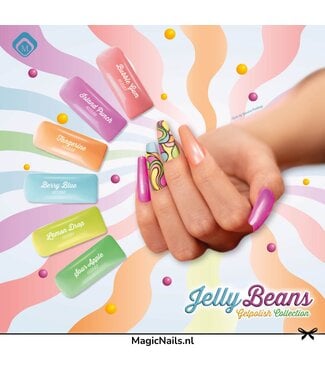 Magnetic Set Jelly Beans Gelpolish, 6 stuks