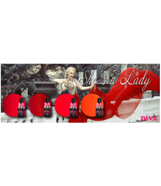 Set Gellak She's a Lady 4 st. 10 ml.