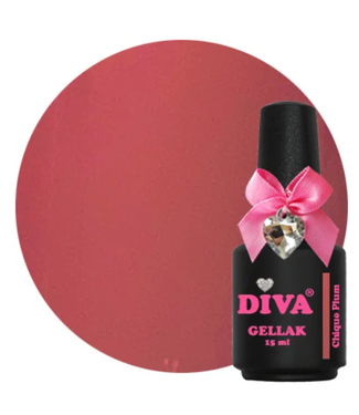 Diva 185 Gellak Chique Plum 10 ml.