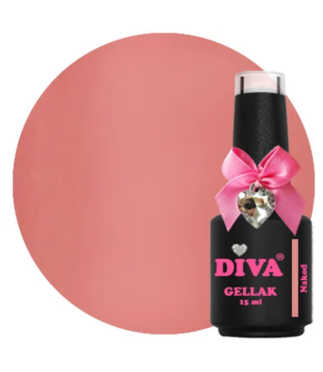 Diva 155 Gellak Naked 10 ml.