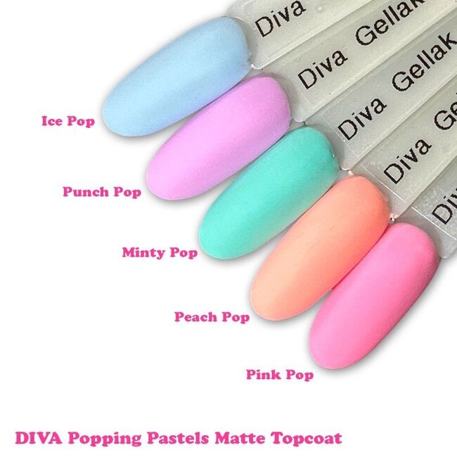 Set Gellak Popping Pastels 5 st. 10 ml.