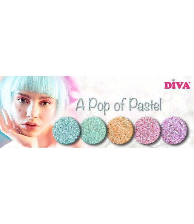 Diva Diamond Line a Pop of Pastel 5 st.
