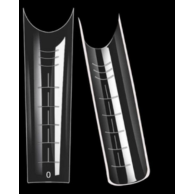 Dual Form Tips Clear Square 120 st.