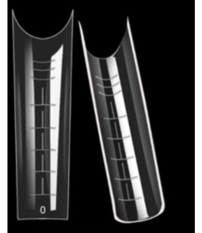 Dual Form Tips Clear Square 120 st.