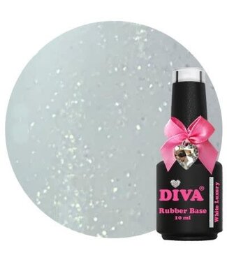 Diva Rubber Base White Luxury 10 ml.