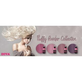 Diva Set Gellak Fluffy Powder 4 st. 10 ml.