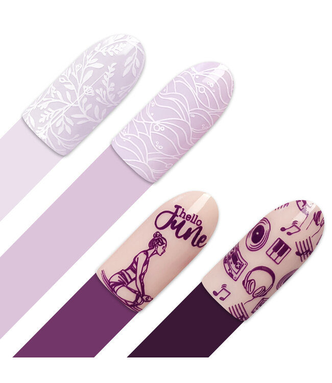 Stempelplaat 143 June met gratis Try on Sheet