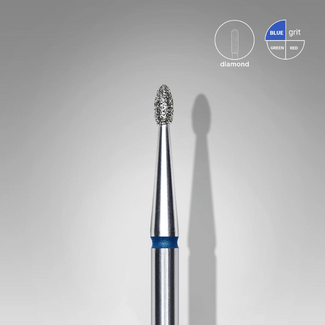 Staleks Pro Diamond Bit Rounded Bud medium 1,6 x 3,4 mm