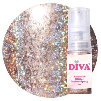 Diva Glitter Spray 4 Multi Gold 5 gr.
