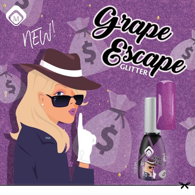 Set Grape Escape Gelpolishes 2 st.