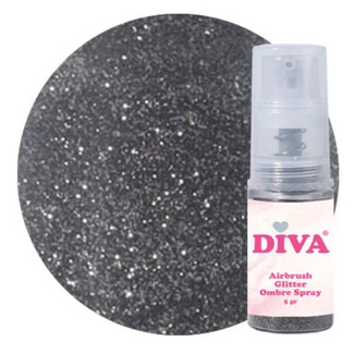 Diva Glitter Spray 11 Black 5 gr.