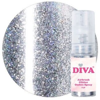 Diva Glitter Spray 10 Silver 5 gr.