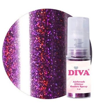 Diva Glitter Spray 7 Deep Purple 5 gr.