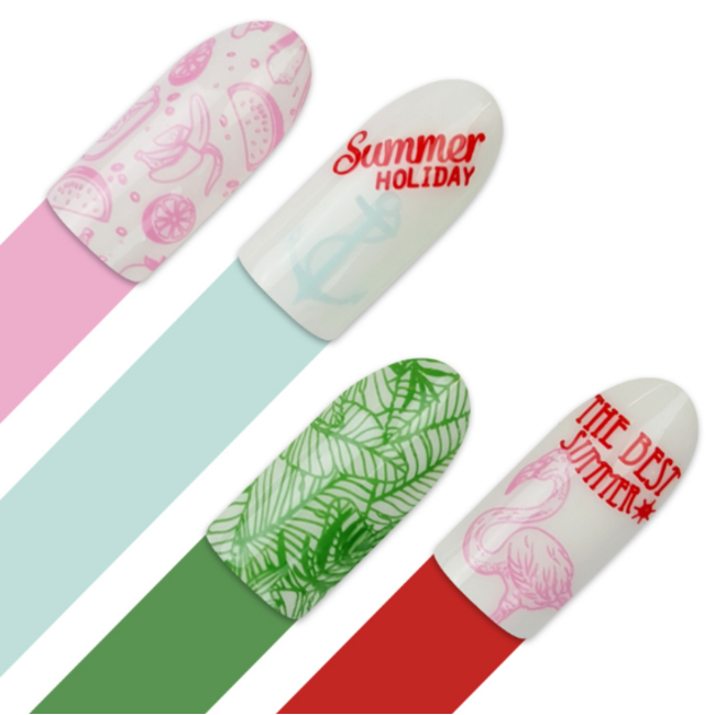 Stempelplaat 144 July met gratis Try on Sheet