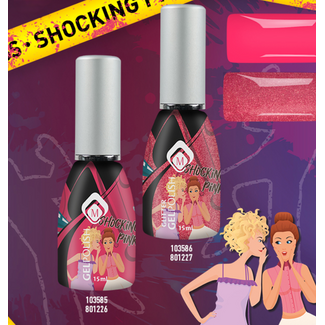 Magnetic Set Shocking Pink Gelpolishes 2 st.