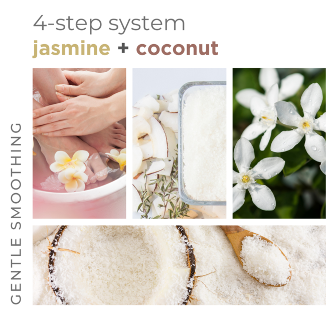 BCL SPA Jasmine Coconut Complete 4-step Packet Box
