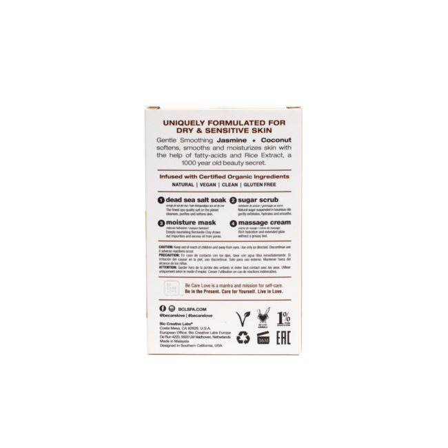 BCL SPA Jasmine Coconut Complete 4-step Packet Box