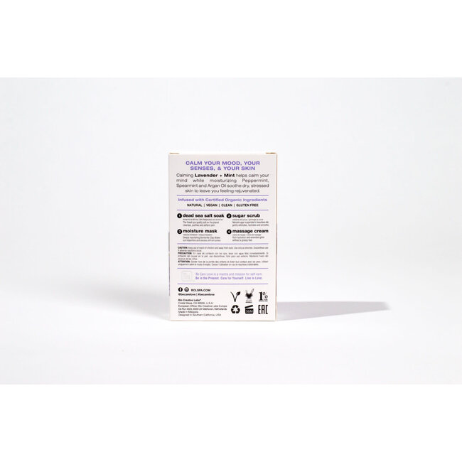 BCL SPA Lavender + Mint Complete 4-step Packet Box