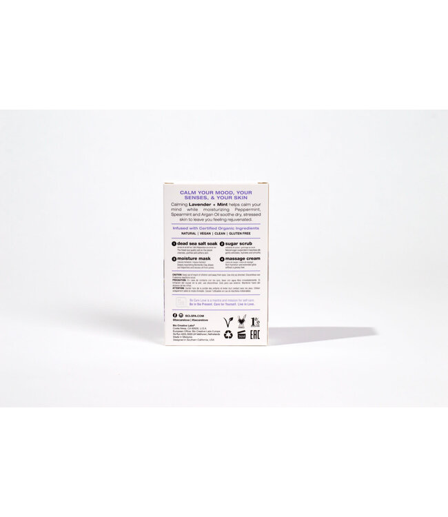 BCL SPA Lavender + Mint Complete 4-step Packet Box