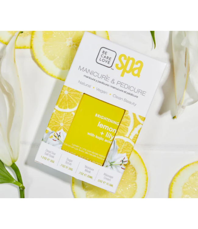 BCL SPA Lemon + Lily Complete 4-step Packet Box
