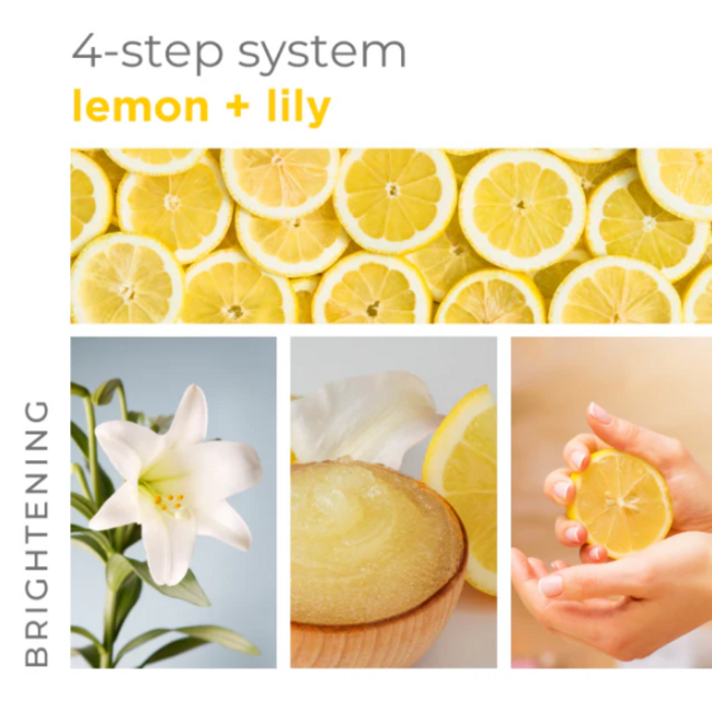 BCL SPA Lemon + Lily Complete 4-step Packet Box