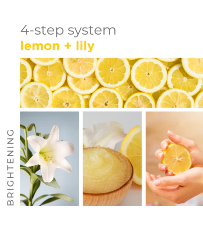 BCL SPA Lemon + Lily Complete 4-step Packet Box