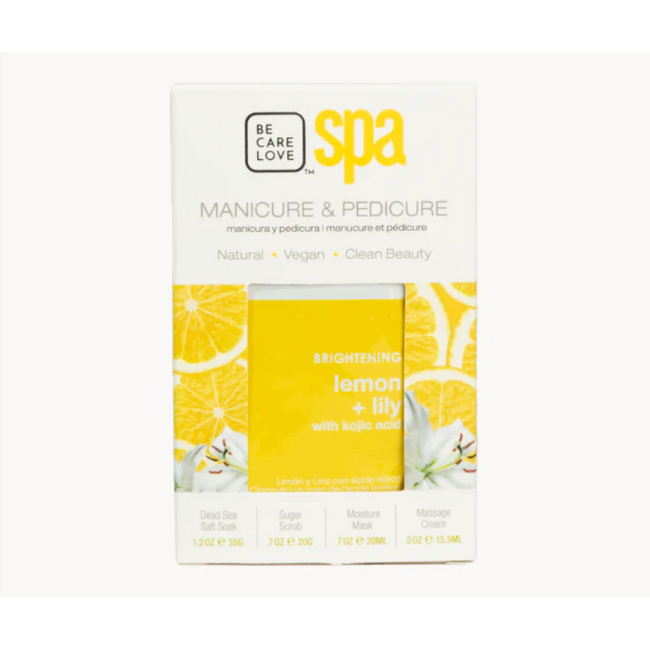 BCL SPA Lemon + Lily Complete 4-step Packet Box