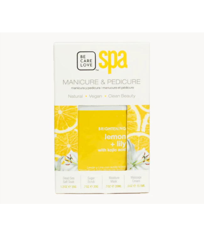 BCL SPA Lemon + Lily Complete 4-step Packet Box