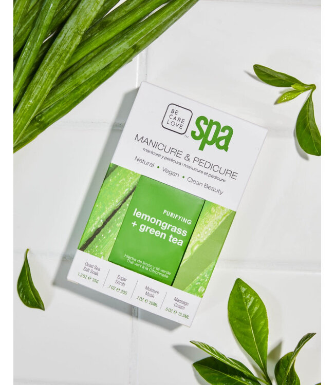 BCL SPA Lemongrass + Green Tea Complete 4-step Packet Box