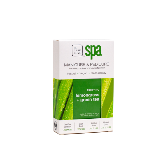 BCL SPA Lemongrass + Green Tea Complete 4-step Packet Box