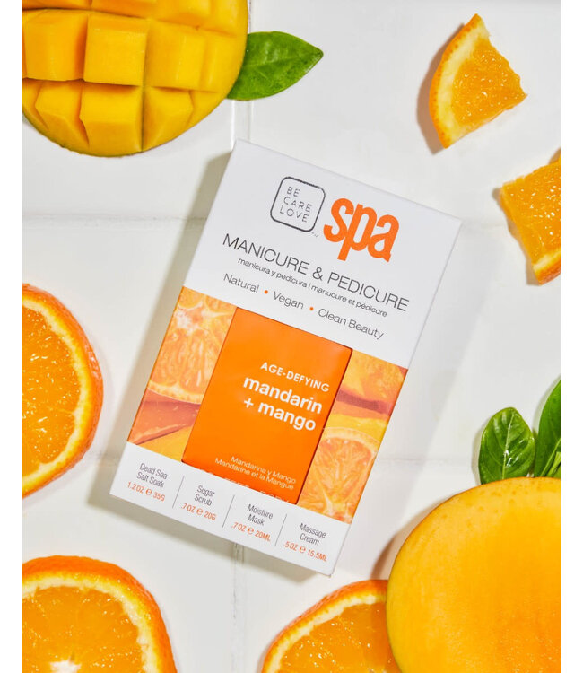 BCL SPA BCL SPA Mandarin + Mango Complete 4-step Packet Box