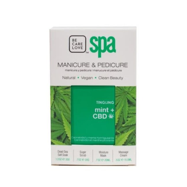 BCL SPA Mint + CBD Complete 4-step Packet Box
