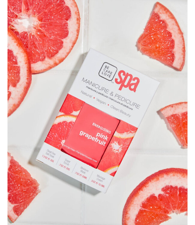 BCL SPA Pink Grapefruit Complete 4-step Packet Box