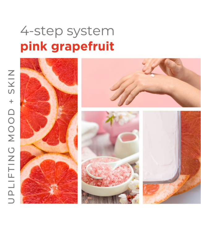 BCL SPA Pink Grapefruit Complete 4-step Packet Box