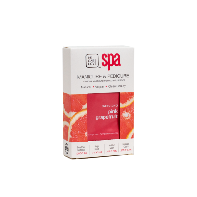 BCL SPA Pink Grapefruit Complete 4-step Packet Box