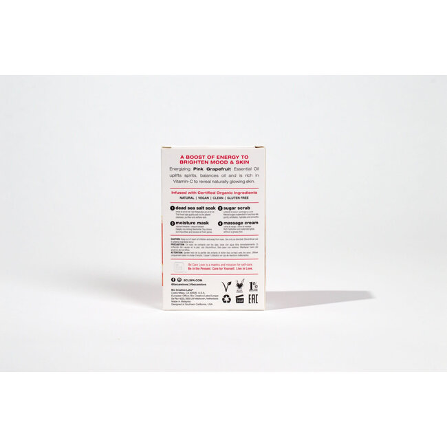 BCL SPA Pink Grapefruit Complete 4-step Packet Box