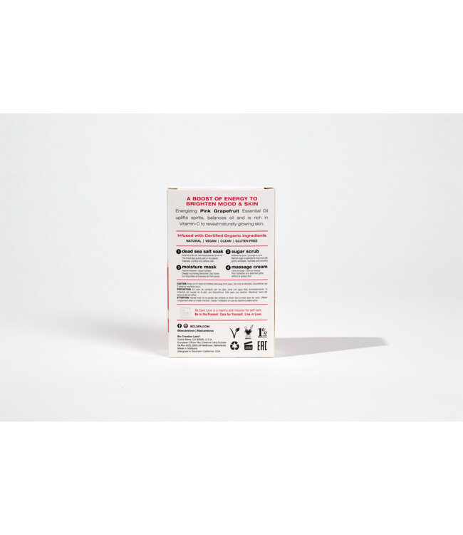 BCL SPA Pink Grapefruit Complete 4-step Packet Box