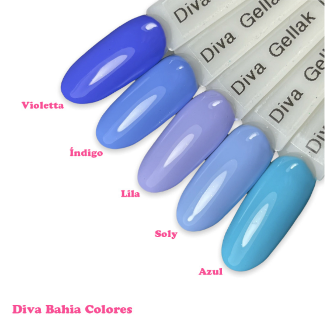 Set Gellak Bahia Colors 5 st. 10 ml.
