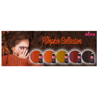 Diva Set Gellak Pumpkin 5 st. 10 ml.