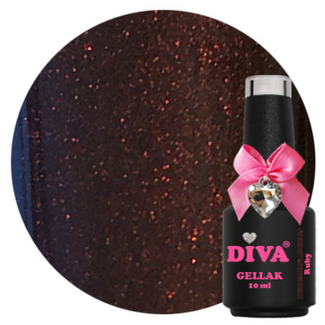 Diva 32 Gellak Ruby 10 ml.
