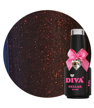 Diva 32 Gellak Ruby 10 ml.