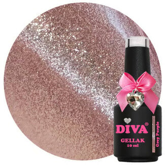 Diva 143 Gellak Cat Eye Grey Purple 10 ml.
