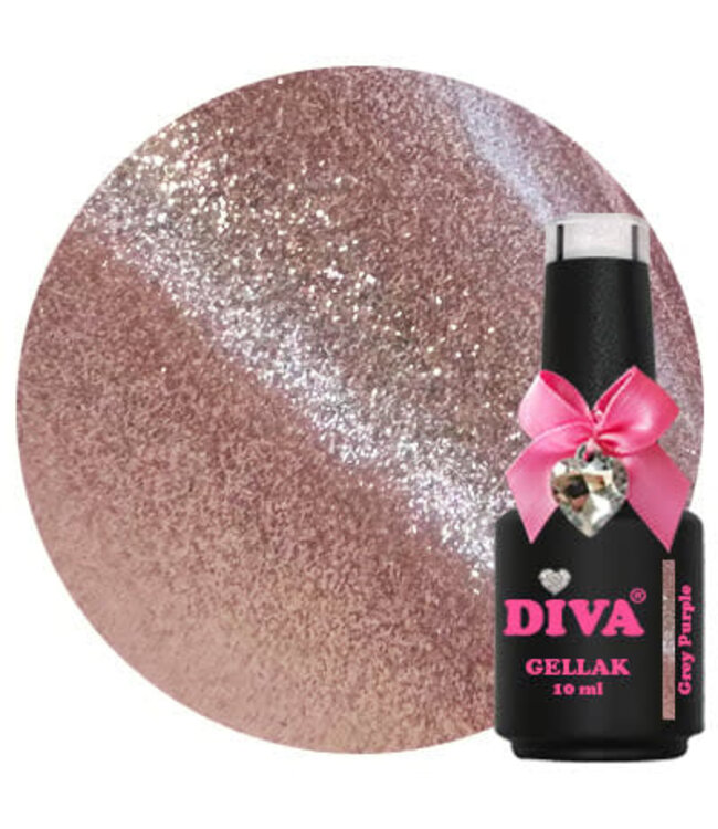 143 Gellak Cat Eye Grey Purple 10 ml.