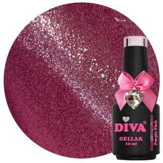 Diva 381 Gellak Cat Eye Purple Pink 10 ml.